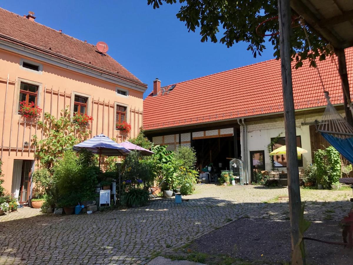 Ferienwohnung Alter Bauernhof Dresda Exterior foto